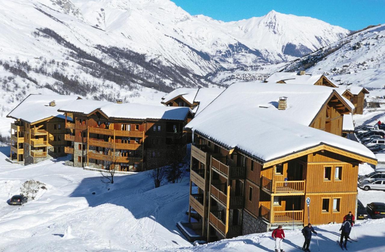 Belambra Clubs Residence Les Menuires - Le Hameau Des Airelles 圣马丁德贝尔维尔 外观 照片