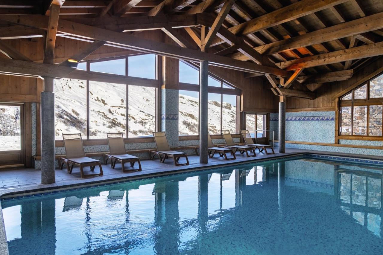 Belambra Clubs Residence Les Menuires - Le Hameau Des Airelles 圣马丁德贝尔维尔 外观 照片