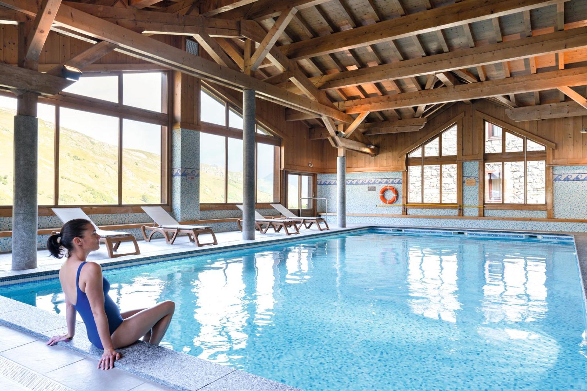 Belambra Clubs Residence Les Menuires - Le Hameau Des Airelles 圣马丁德贝尔维尔 外观 照片