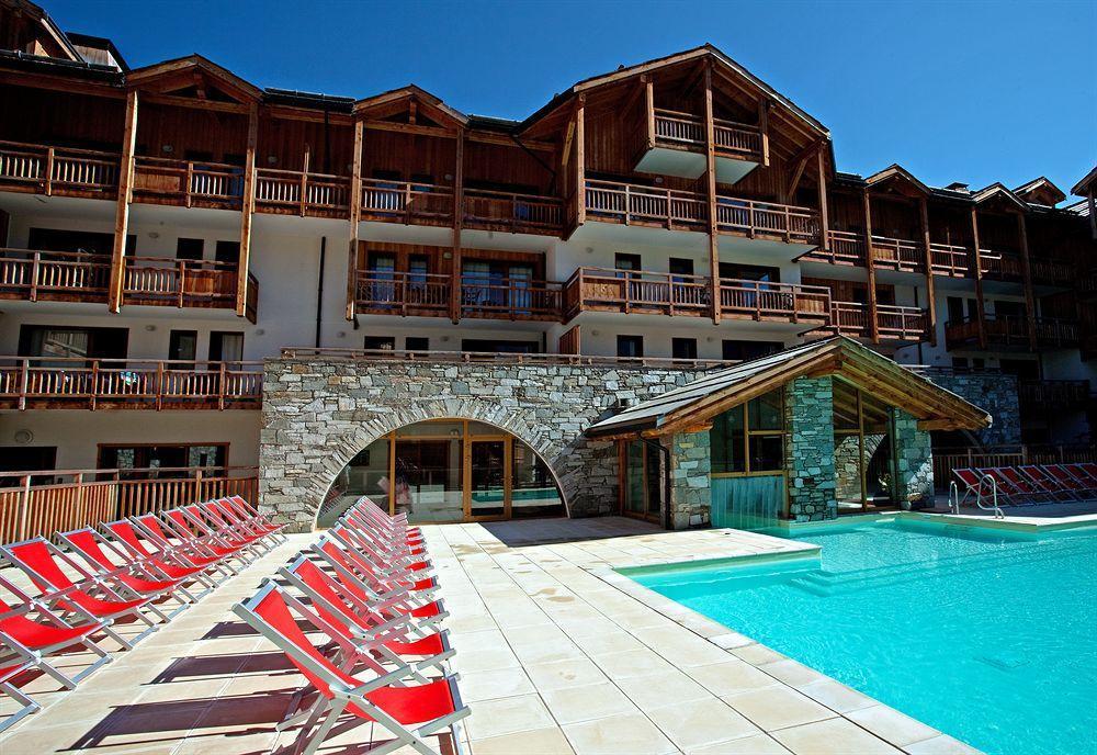 Belambra Clubs Residence Les Menuires - Le Hameau Des Airelles 圣马丁德贝尔维尔 外观 照片