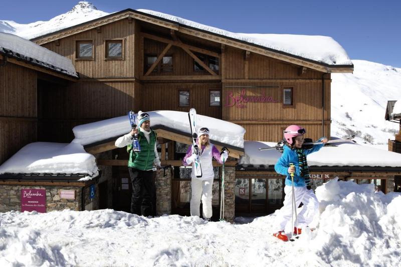 Belambra Clubs Residence Les Menuires - Le Hameau Des Airelles 圣马丁德贝尔维尔 外观 照片